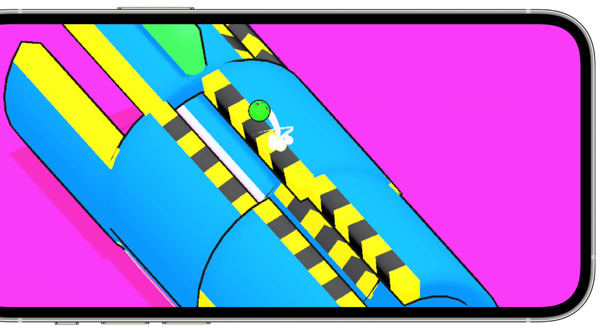 Player jumping on runway